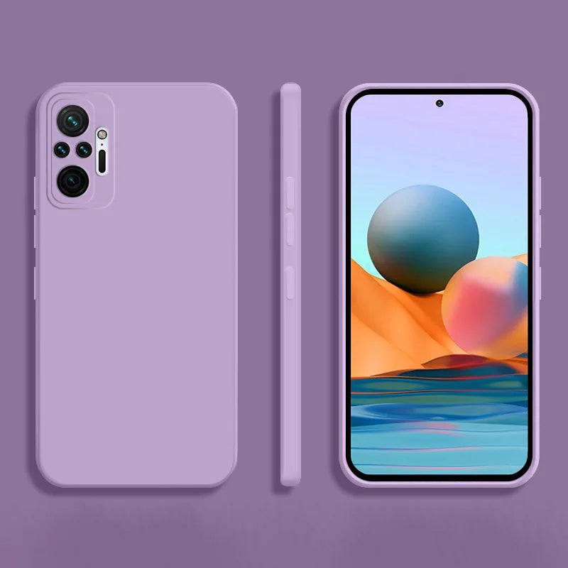 Quadratische Silikonhülle Redmi Note 10 Pro
