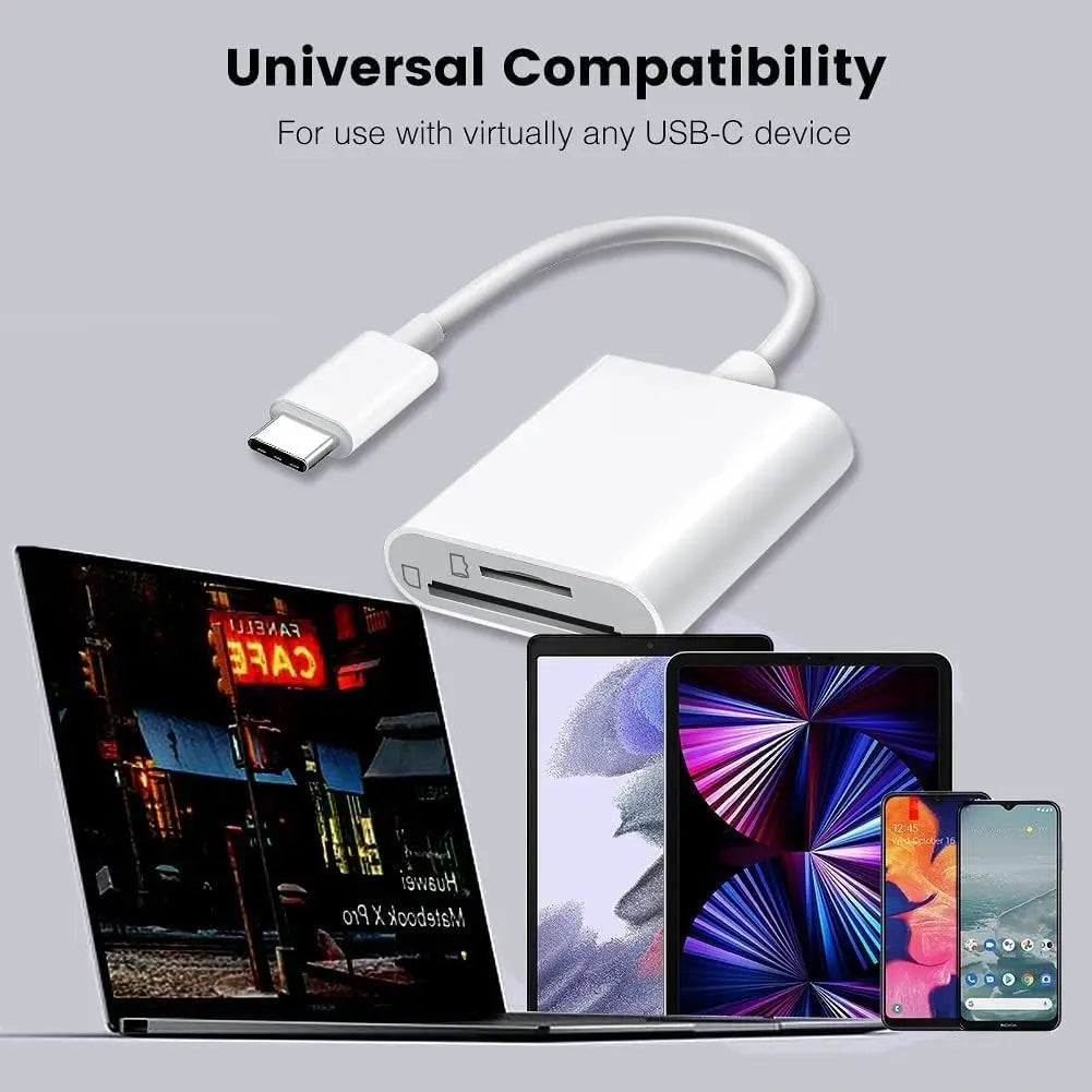Typ-C Kartenleser SD/TF 2-in-1 Adapter für Tablet