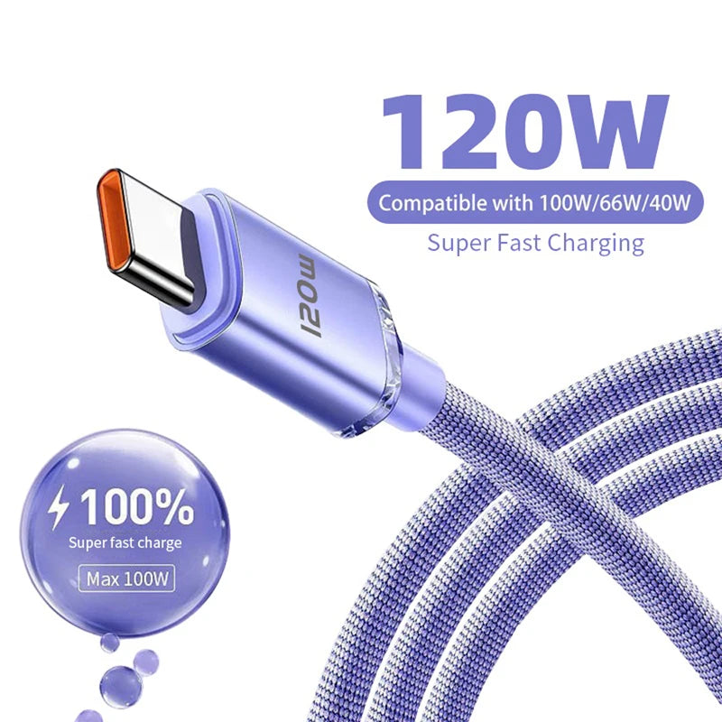 120W USB-C Schnellladekabel PD