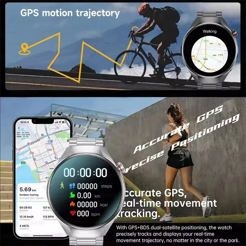 G5 Plus Smartwatch Herren 2025 mit AMOLED & GPS