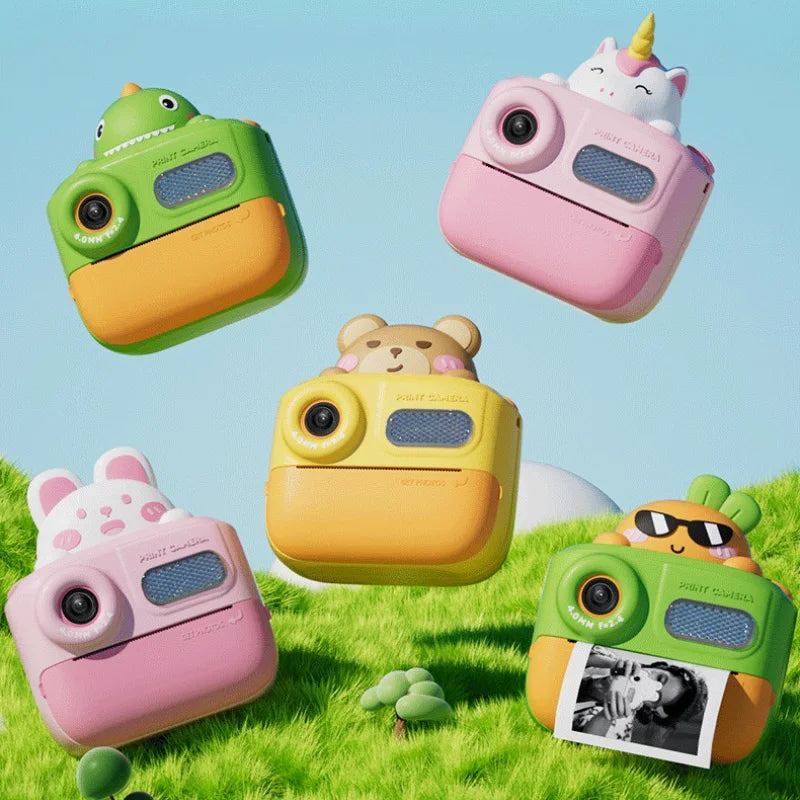 Kinderkamera Mini Sofortdruck tragbar HD Lernspielzeug