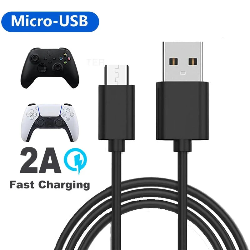 1m/2m/3m 2A Micro-USB Schnellladekabel Android