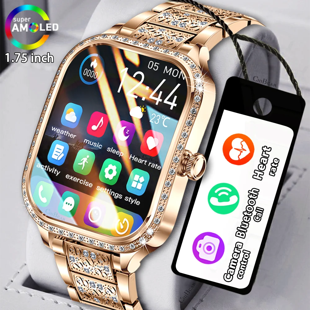 Elegante Damen Fitness Smartwatch mit Anruffunktion