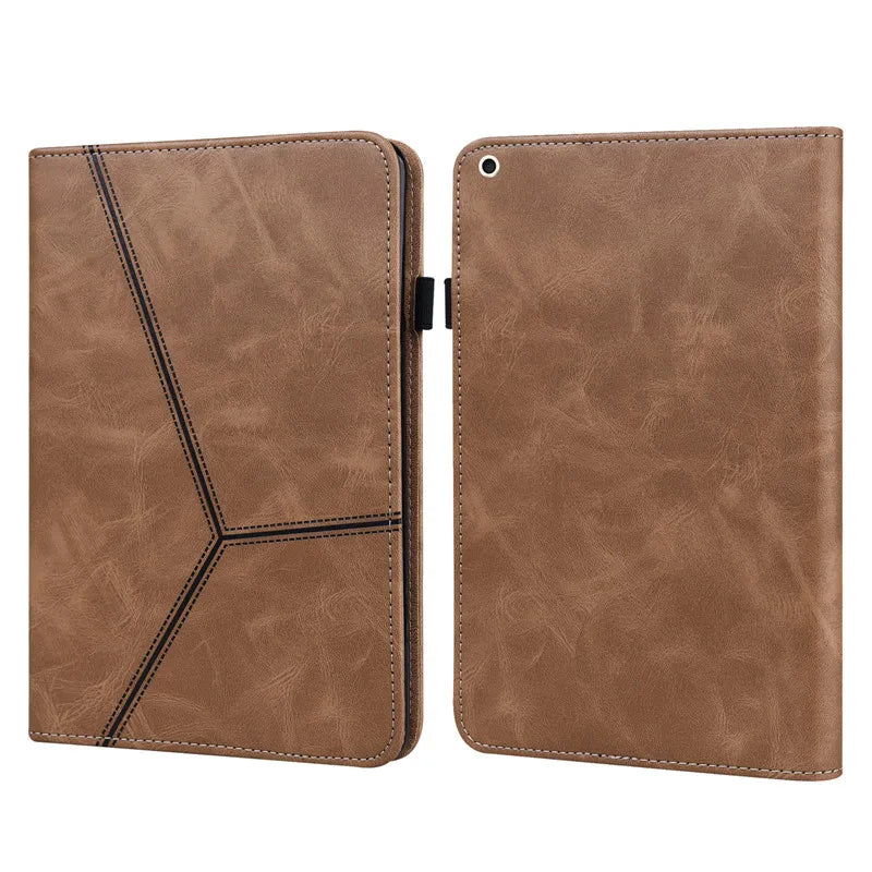 Leder Flip-Hülle für iPad 10,2 & 9,7 Zoll