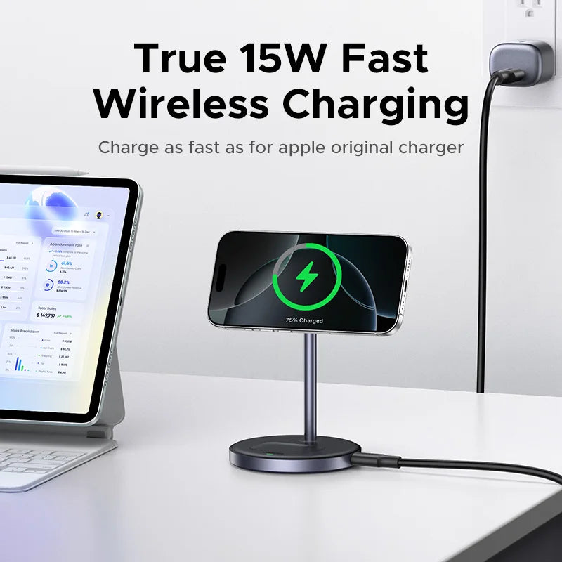 20W Magnetische 2-in-1 Ladestation Schnell