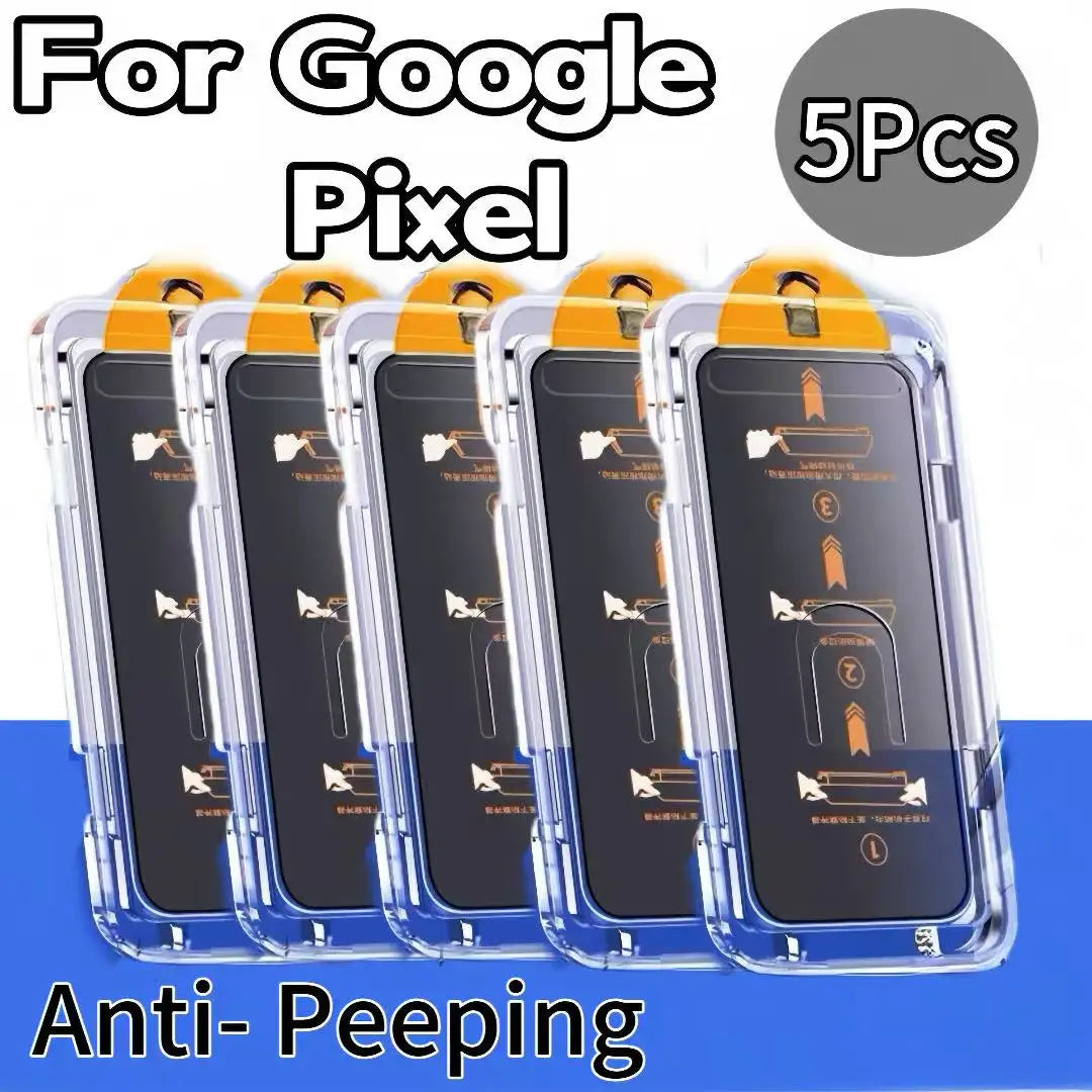 Tempered glass screen protector for Google Pixel 7–10 Pro XL