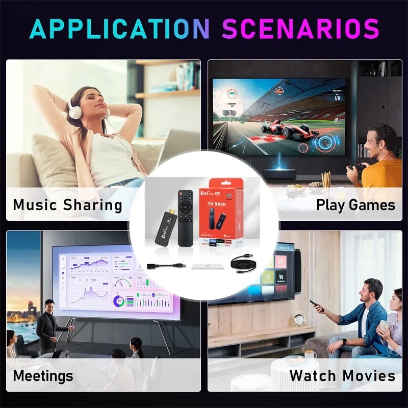 4K Android 12 TV-Stick mit Dual-WiFi Streaming