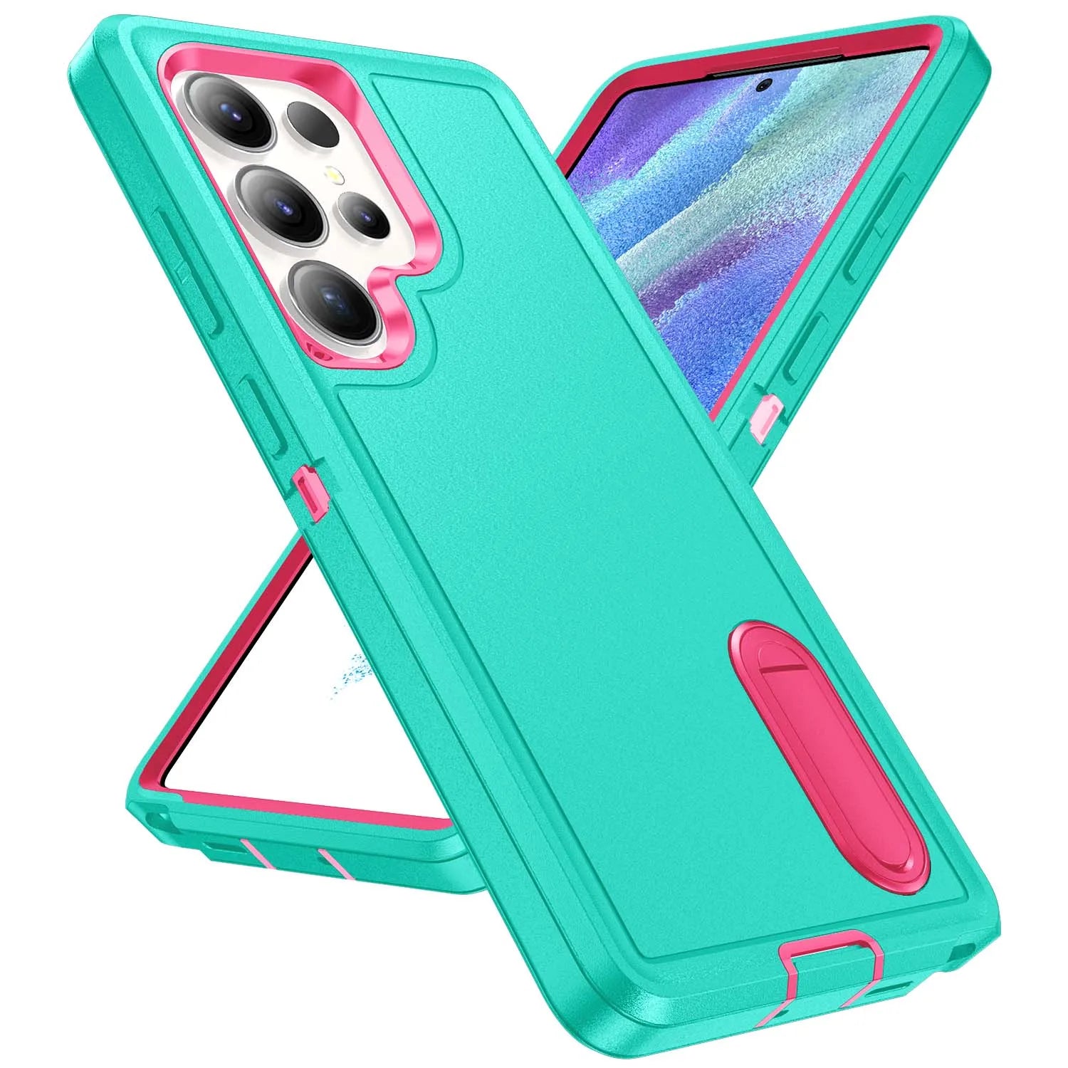 Robuste 3-in-1 Hülle mit Ständer für Galaxy S25–A56