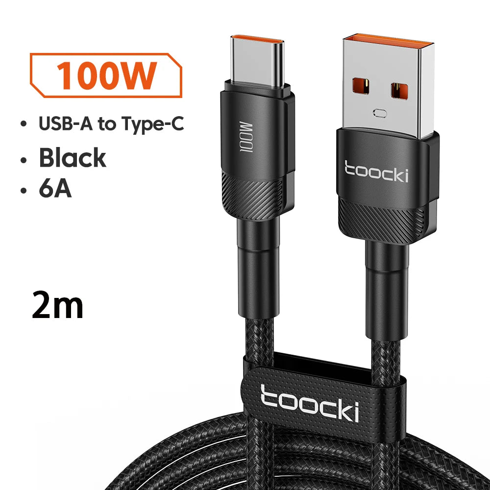 Toocki 6A USB-C Schnellladekabel