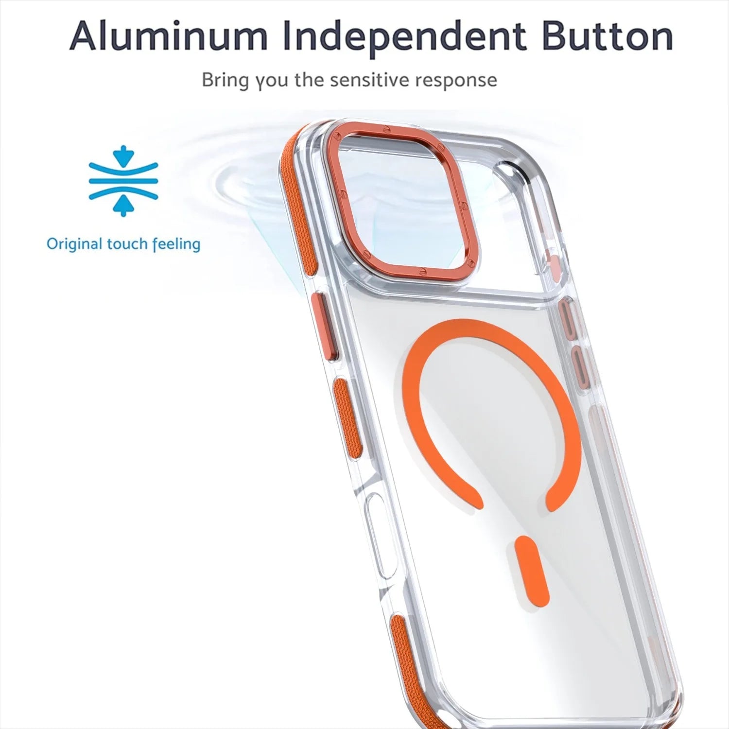 Transparente Magnetische Magsafe Hülle für iPhone