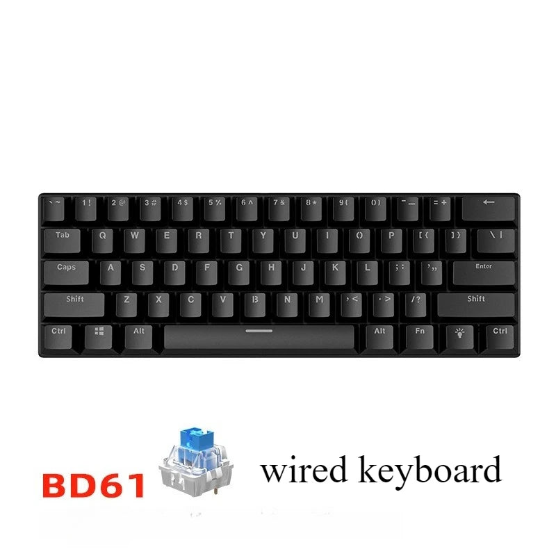 60 % Mechanische Gaming-Tastatur Weiß