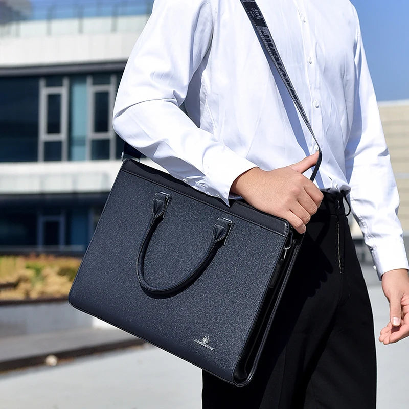 Herren Aktentasche PVC Business Tasche