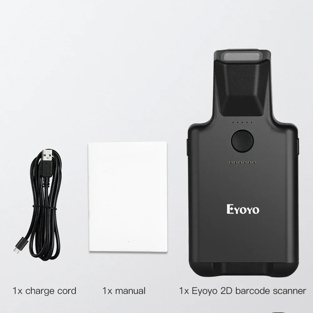 Portable 2D barcode scanner with USB &amp; Bluetooth