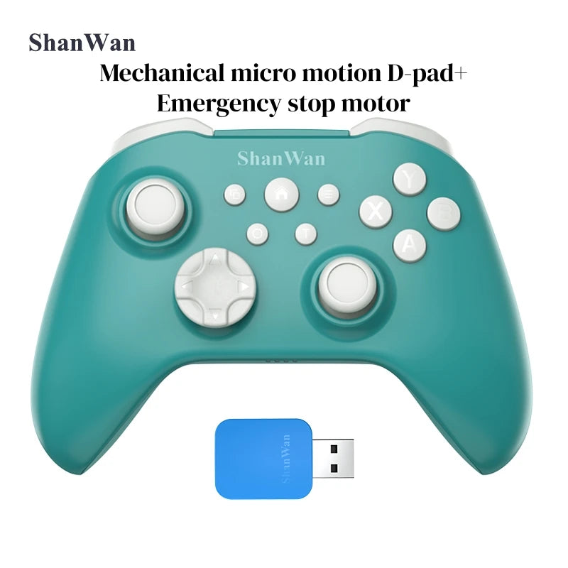 ShanWan Wireless Bluetooth Gamepad mit Hall Joystick