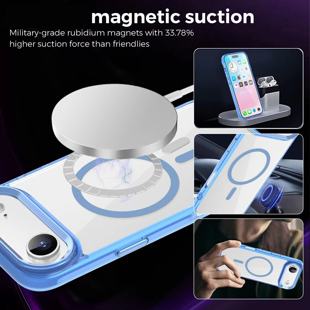 Transparente MagSafe Hülle für iPhone 17