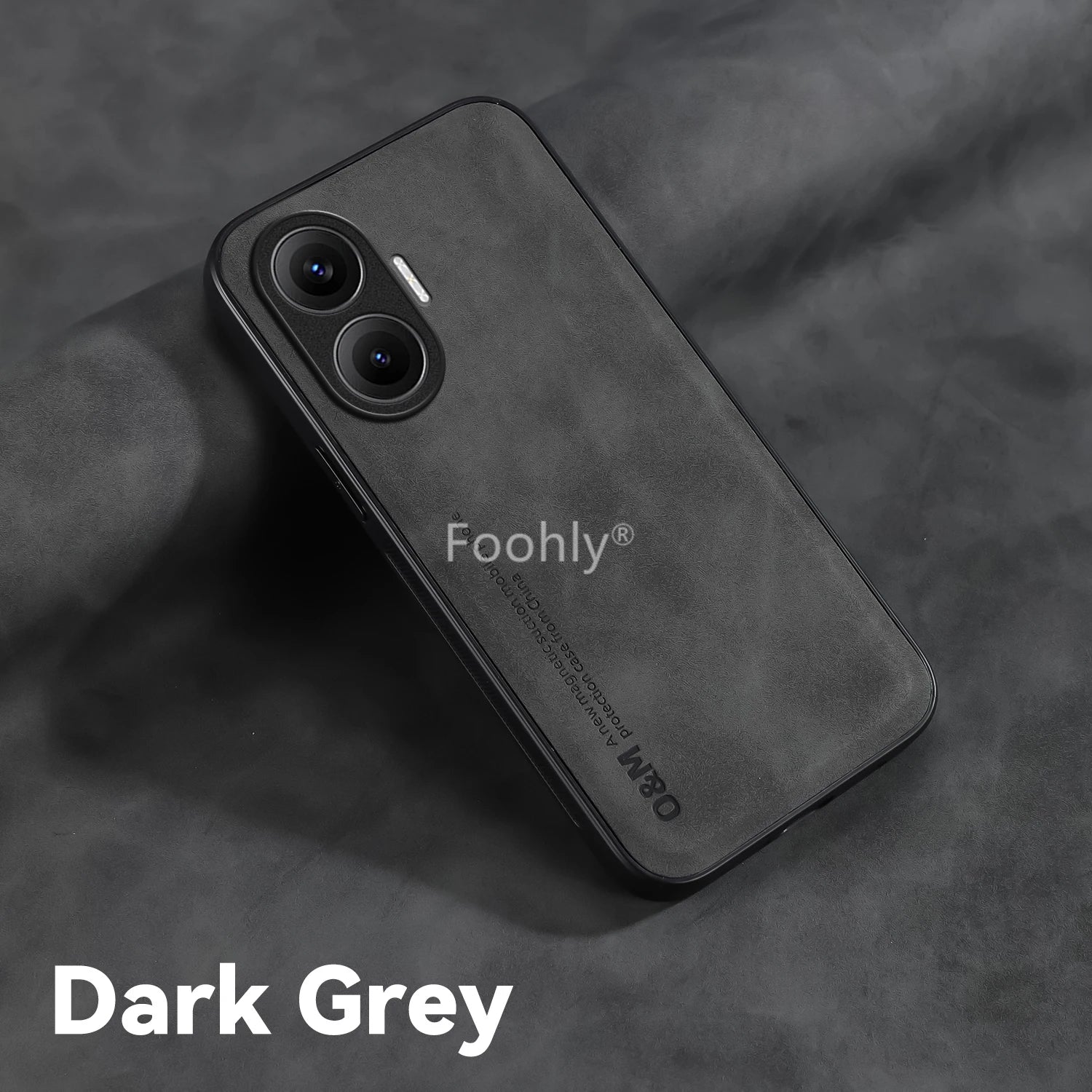 Nubuk Lederhülle für Xiaomi Poco F7