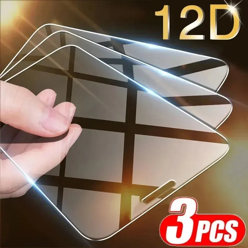 3 Stück iPhone Schutzglas gehärtet
