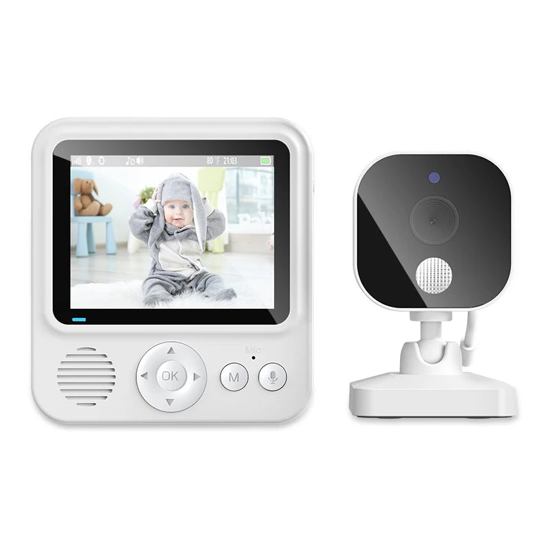 2.8-inch baby monitor with 1080P, temperature &amp; VOX
