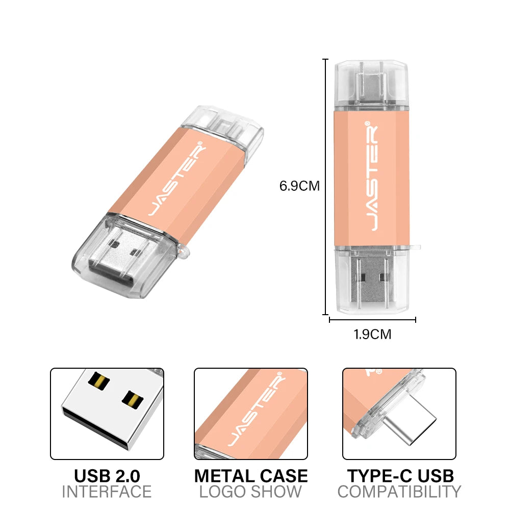 JASTER USB-C OTG Speicherstick