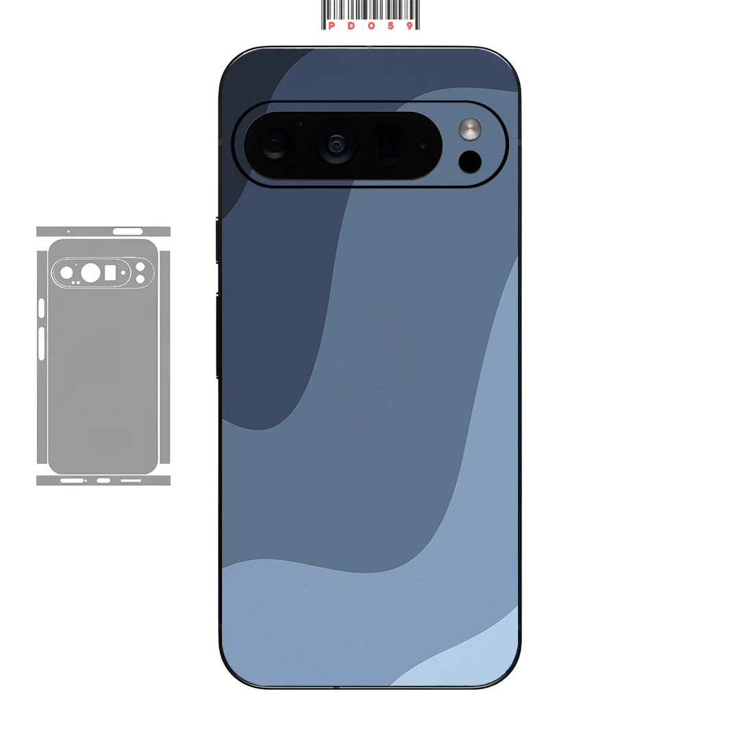 Bunte Hautfolie für Pixel 9–6 Pro Rückseite