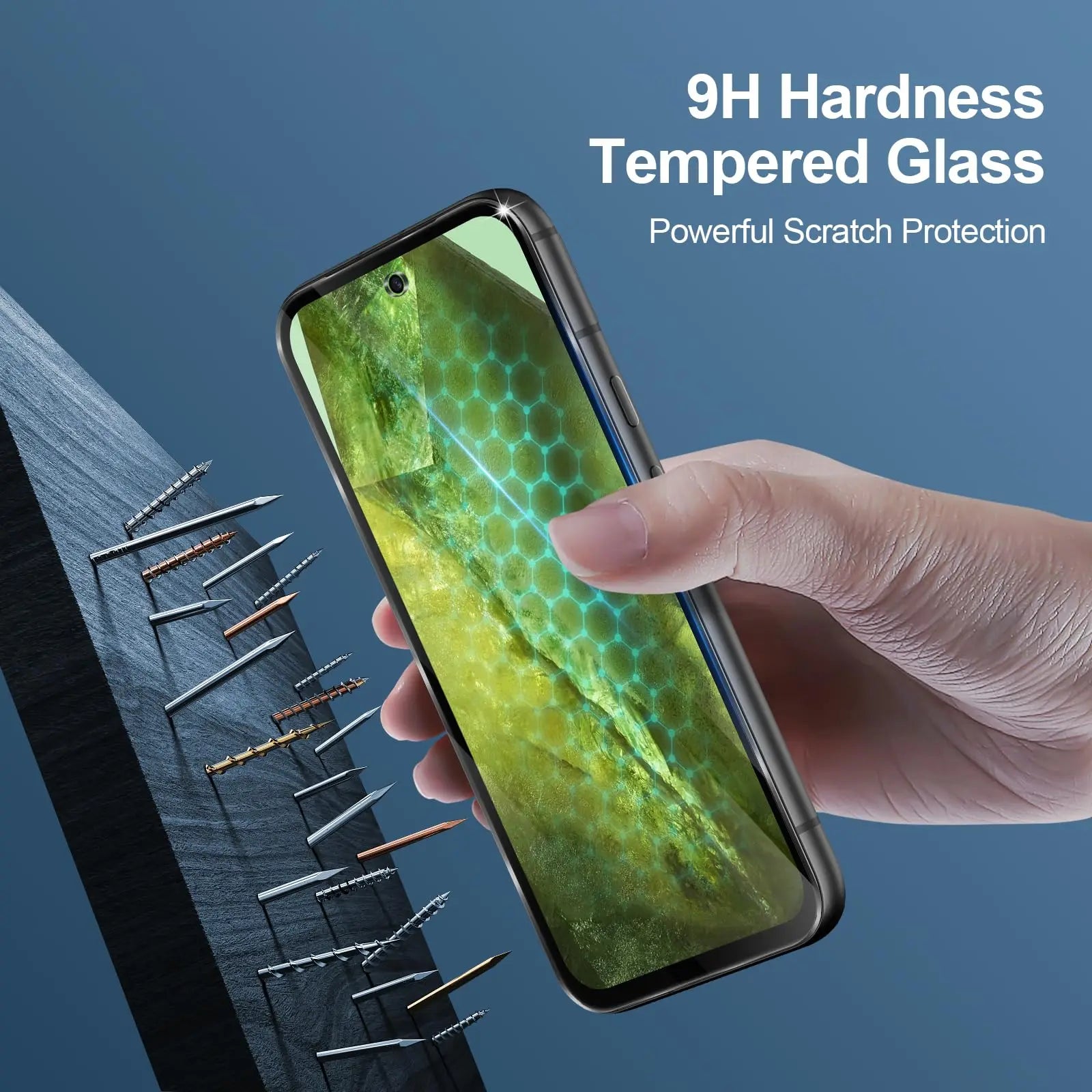 Glass screen protector for Google Pixel 8a 9H HD Crystal