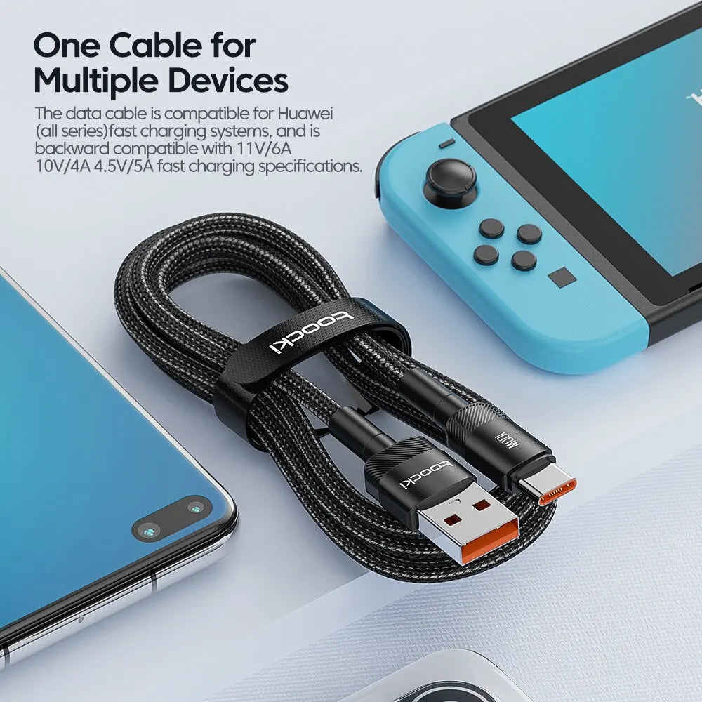 Toocki USB Typ C Schnellladekabel