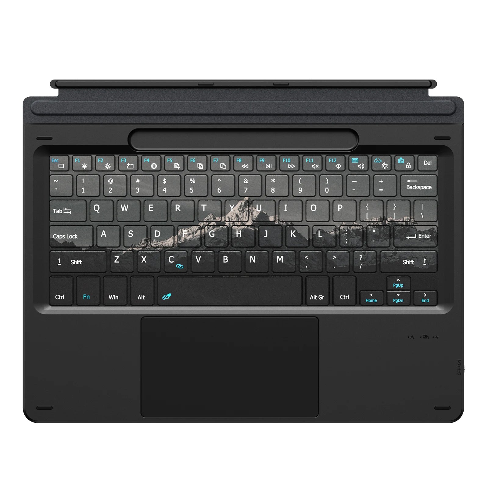 Ultraschlanke Bluetooth Tastatur für Surface Pro 8–11