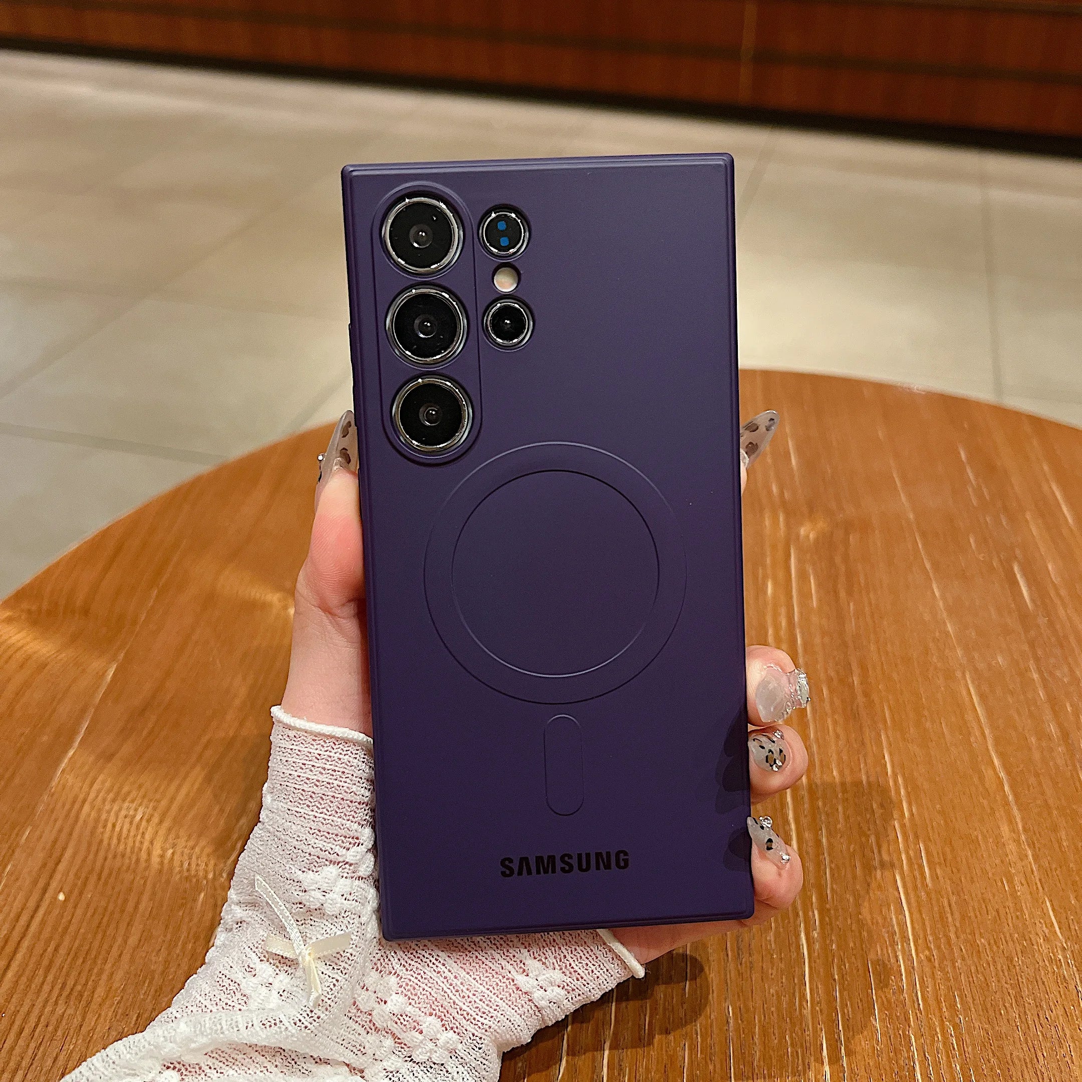 Luxus Silikon-Magnethülle Samsung