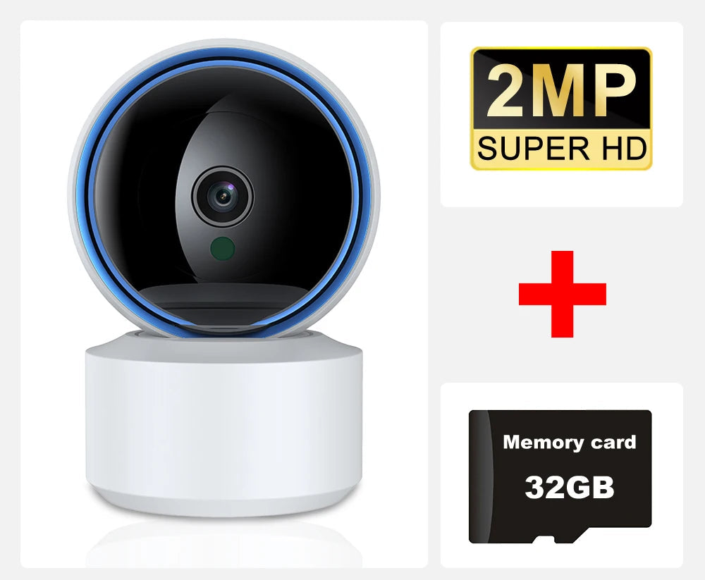 360° PTZ 5MP WiFi Überwachungskamera mit Nachtsicht