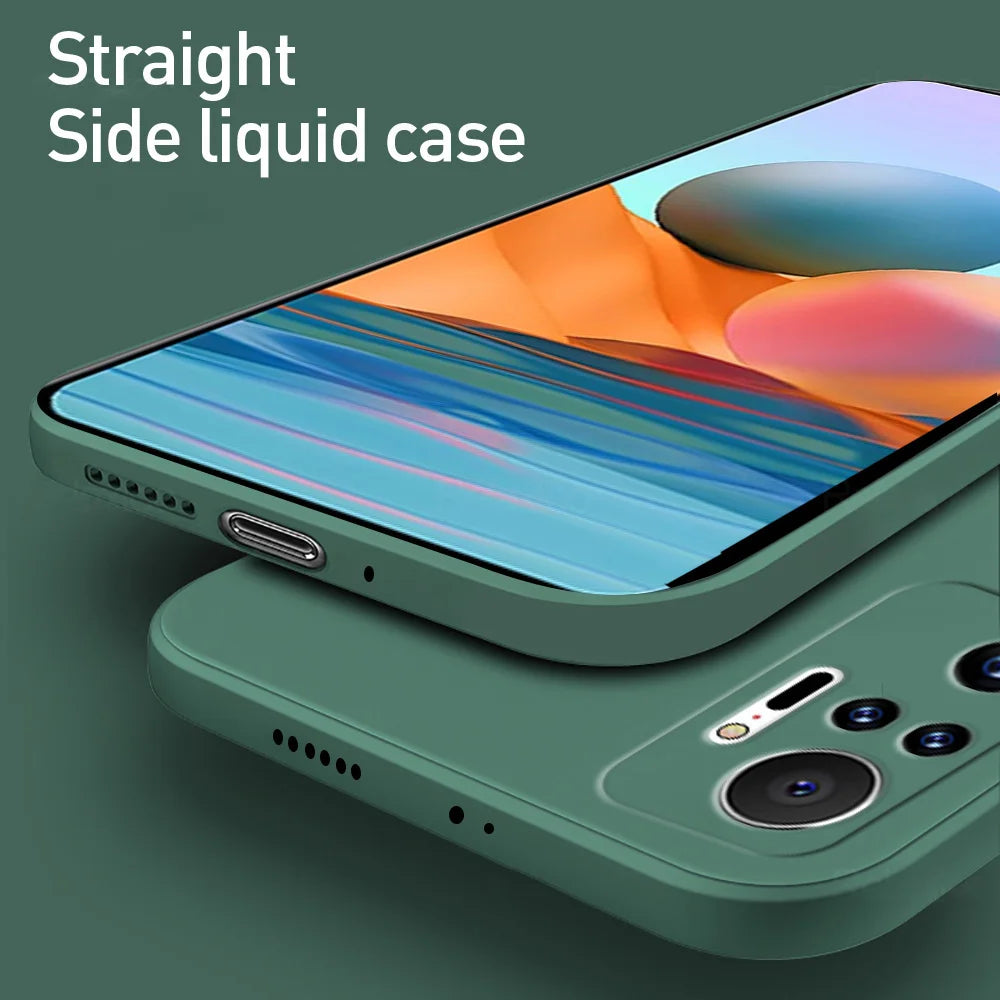 Quadratische Silikonhülle Redmi Note 10 Pro