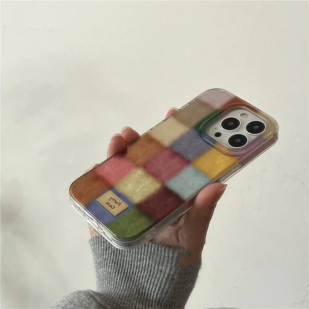 Dopamin Karierte Hülle iPhone 7-17
