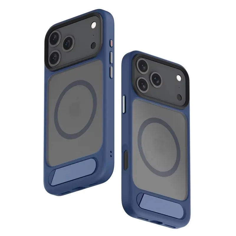 Magnetische Hülle für iPhone 17 mit klappbarem Ständer