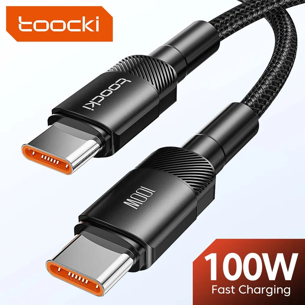 Toocki 100W Typ-C Schnellladekabel