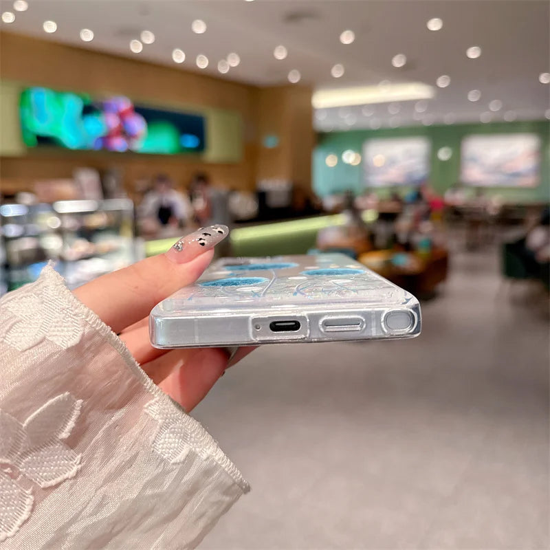 Dandelion Glitzer Strass Hülle für Samsung S25 Ultra