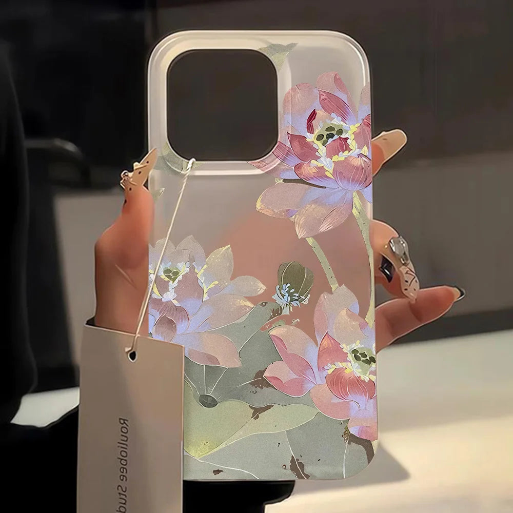 Blumen Handyhülle für iPhone 17 Pro Slim Case