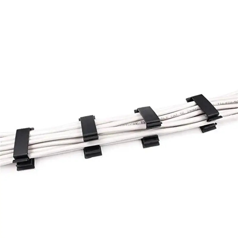 Selbstklebende Kabelclips für Büro, TV und PC