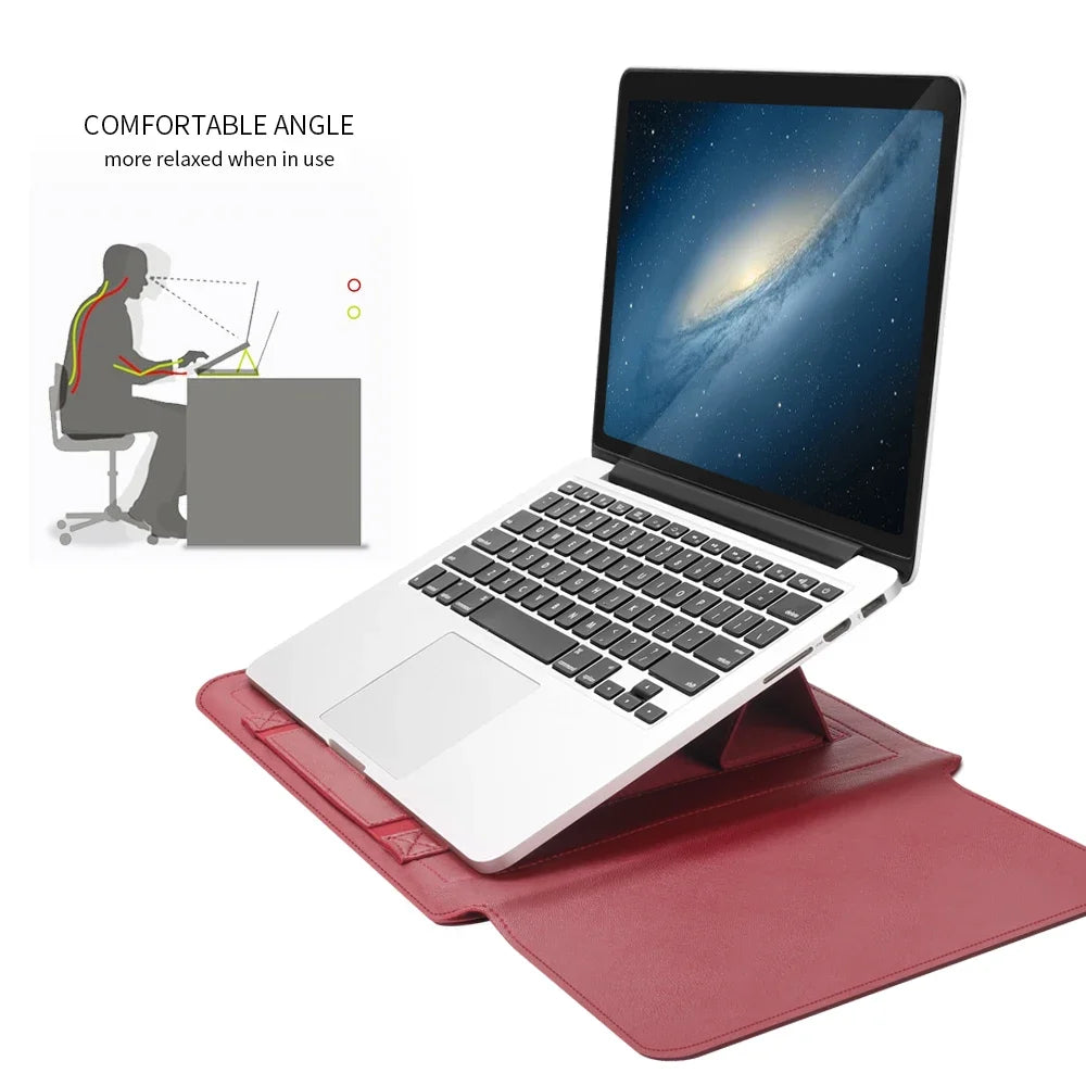PU Leder Laptop-Hülle für MacBook & Co.