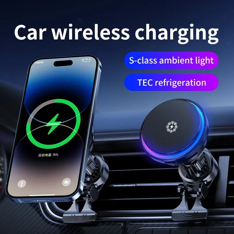 Magnetischer Auto-Ladeständer mit Kühlung, 15W iPhone