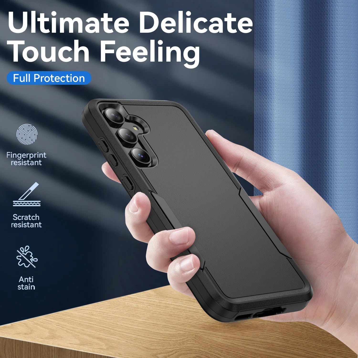 Militärische Hüllen für Samsung Galaxy S24 FE S22 S23 Plus S21 S25 Ultra Edge S20 A54 A16 5G A56 A55 A35 A15 Armor Case Coque
