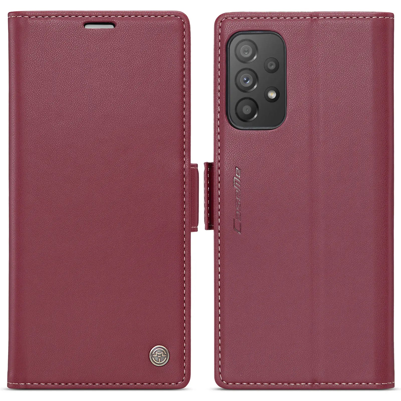 CaseMe Leder Klapphülle für Galaxy A-Serie
