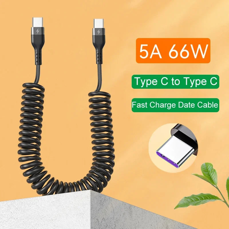 USB-C 66W Auto-Schnellladekabel 5A