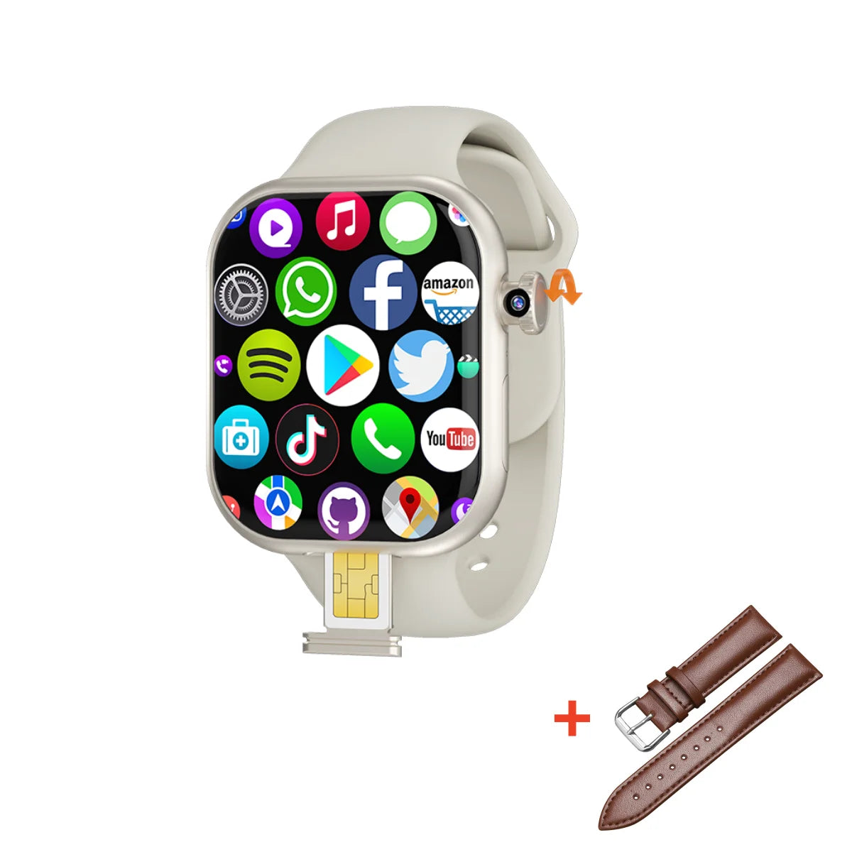 Smartwatch 5G mit 256GB, GPS & 8MP Kamera