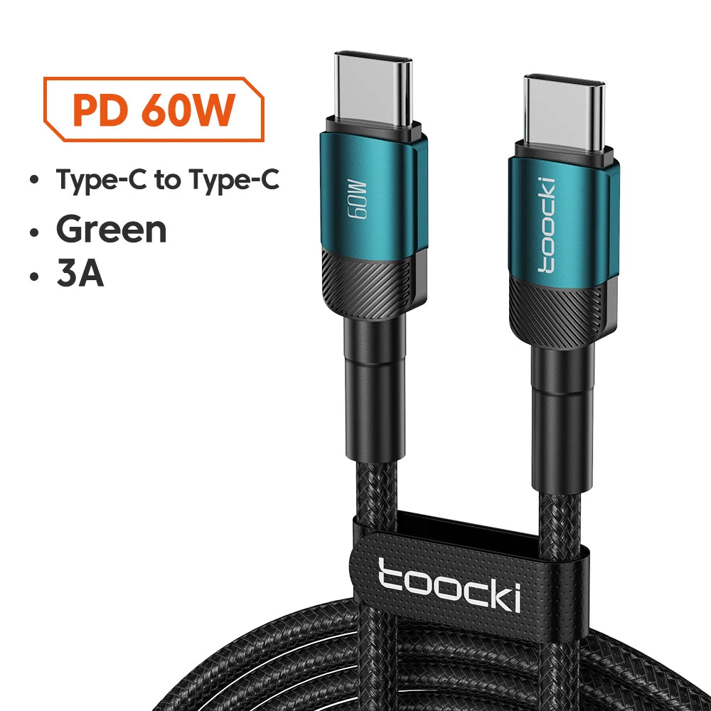 Toocki 100W Typ-C Schnellladekabel