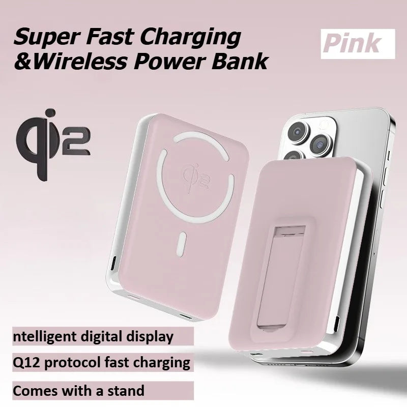 10000mAh Qi2 Powerbank Mit Ständer Für iPhone