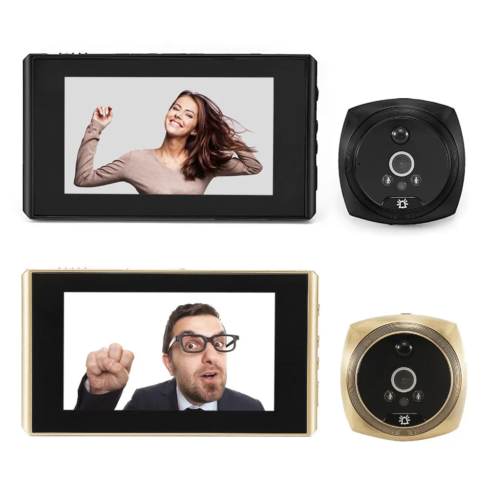 Digitaler Video-Türspion mit 4,3" Monitor & Sensor