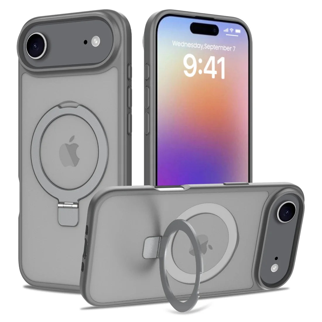 Für iPhone 17 Air – Hülle mit Ständer, MagSafe, stoßfest