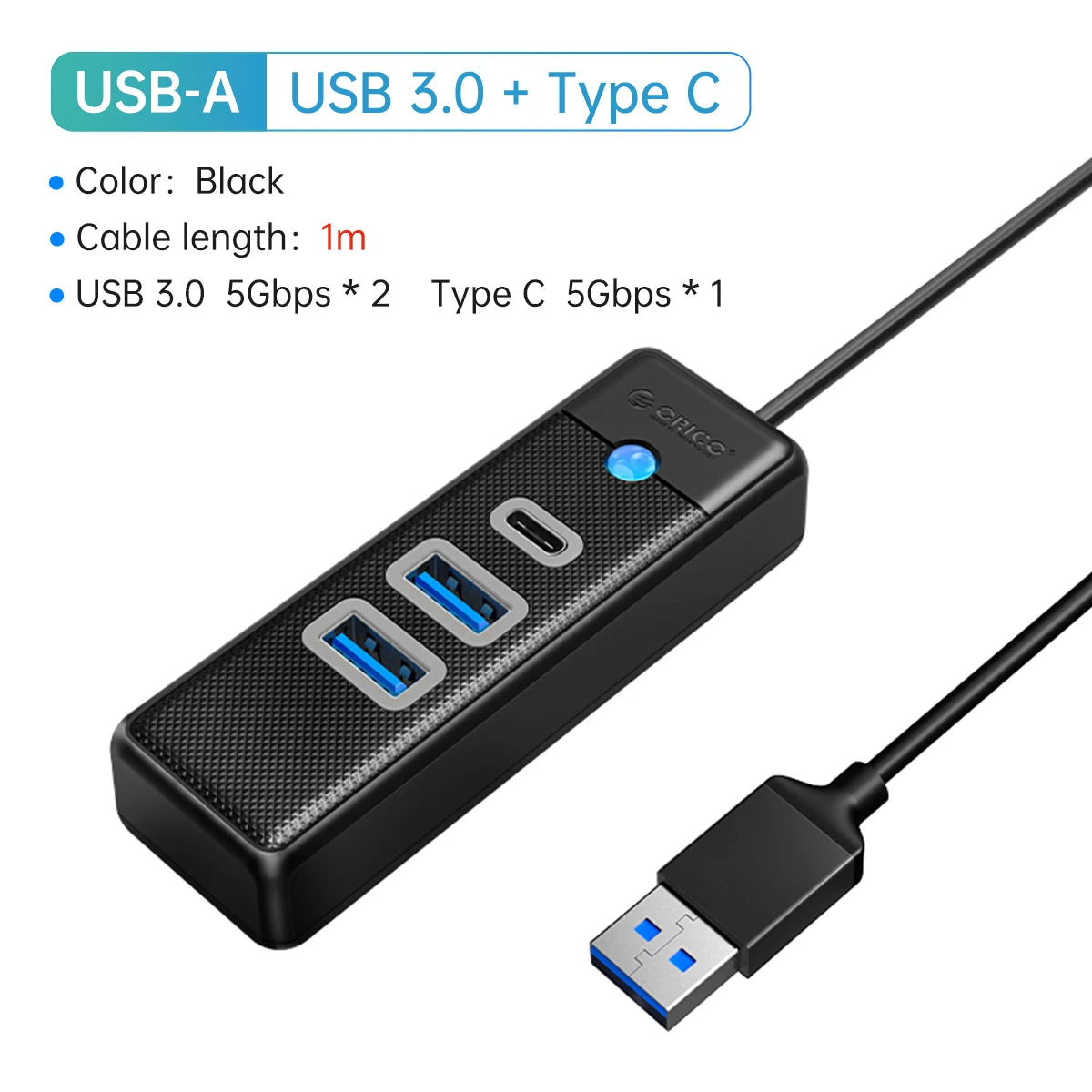 ORICO USB 3.0 HUB 4-Port Typ-C Splitter
