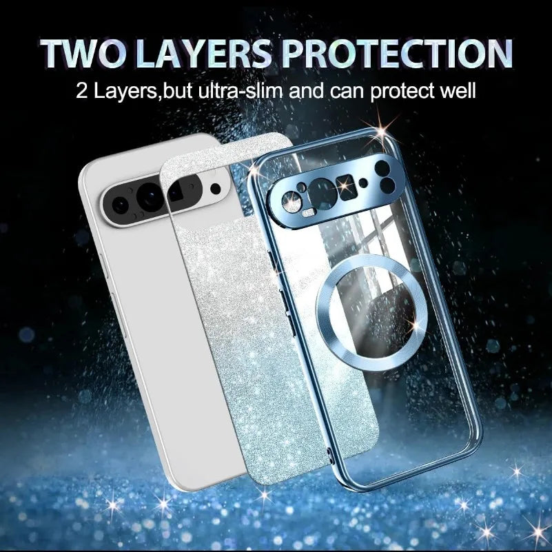 Glitzer Magsafe Case für Google Pixel 10 Pro XL