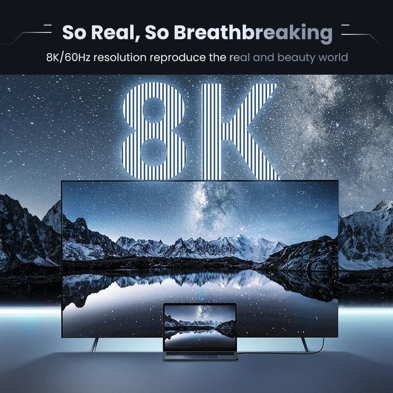 8K HDMI Kabel 48Gbps Ultra Highspeed 60Hz eARC