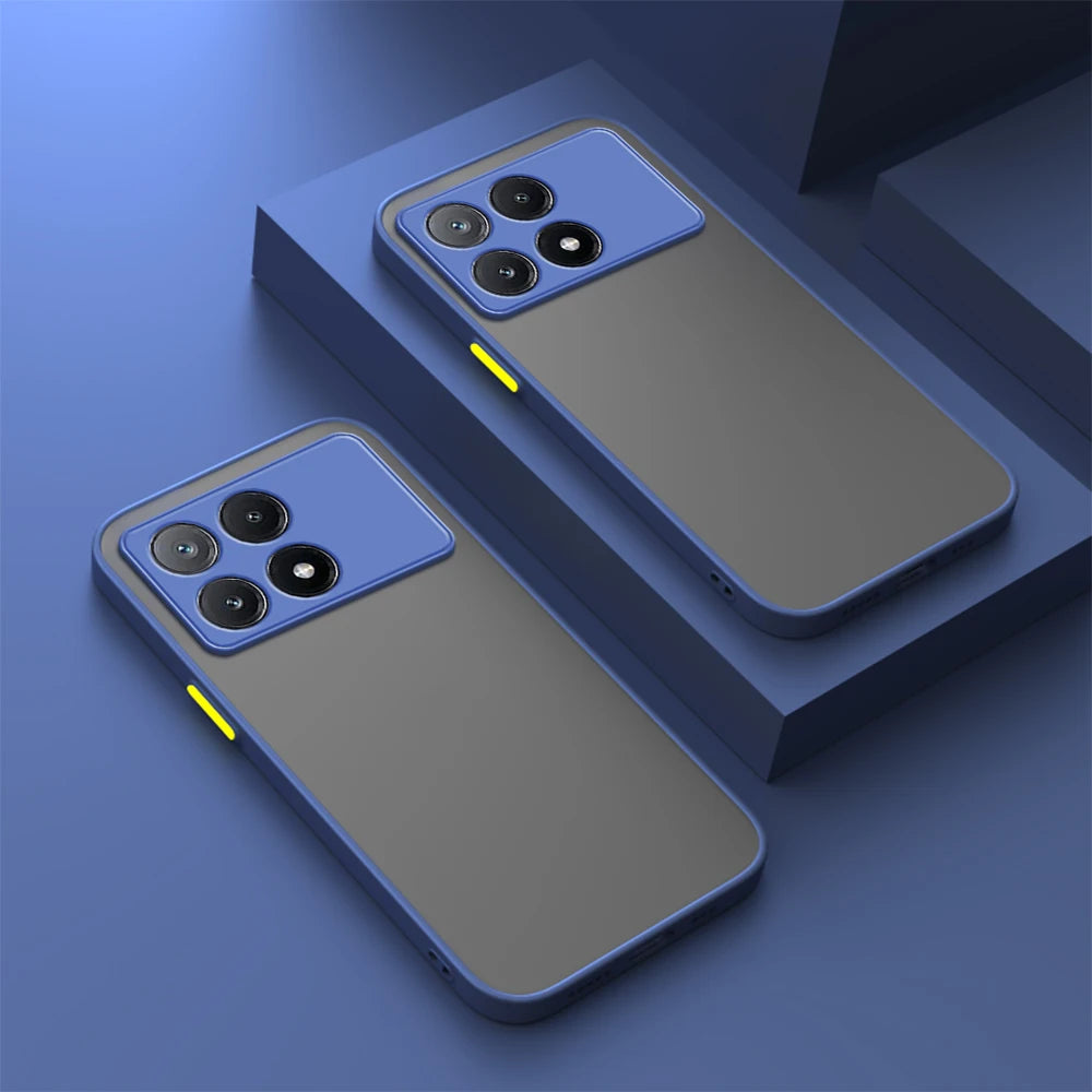 Matte stoßfeste Hülle für Xiaomi Poco Modelle